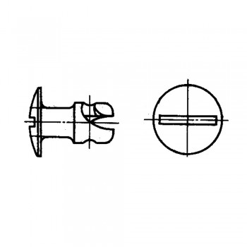 ОСТ 1 11064-73 Винты с плоско-выпуклой головкой сталь