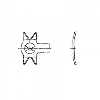 ОСТ 1 34526-80 Шайбы стопорные двухсторонние с лапкой сталь